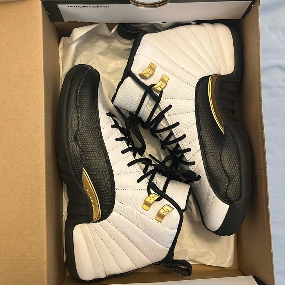 Air Jordan 12 retro white/black/gold